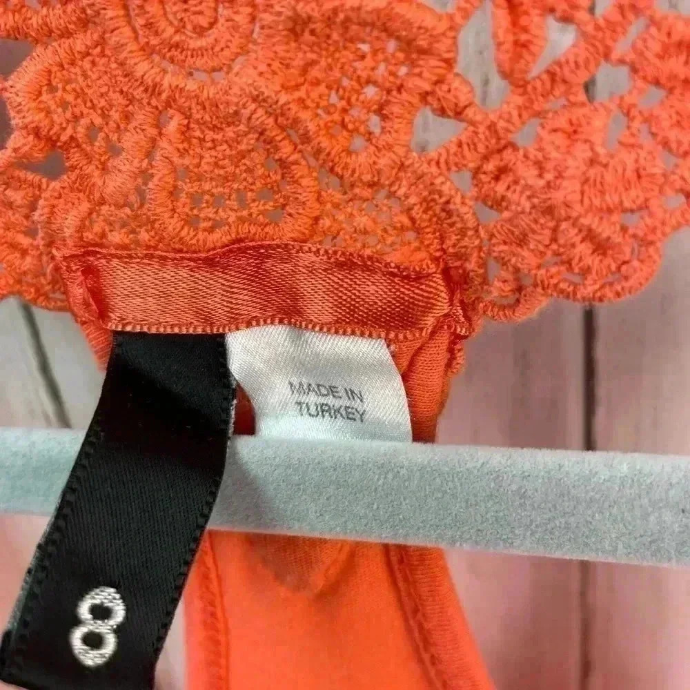Orange Tank Top Size 8 Summer/Lightweight - Picture 2 of 7